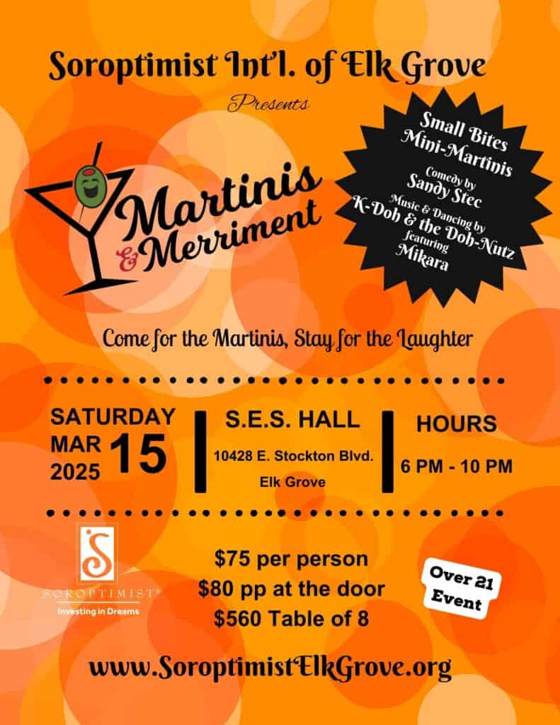 Martinis and Merriment Flyer